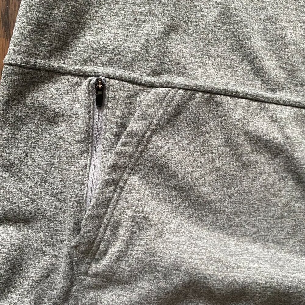 Nike Heather Gray Hoodie with Black Swoosh - Picture 6 of 9